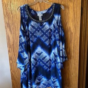 Cold shoulder blouse